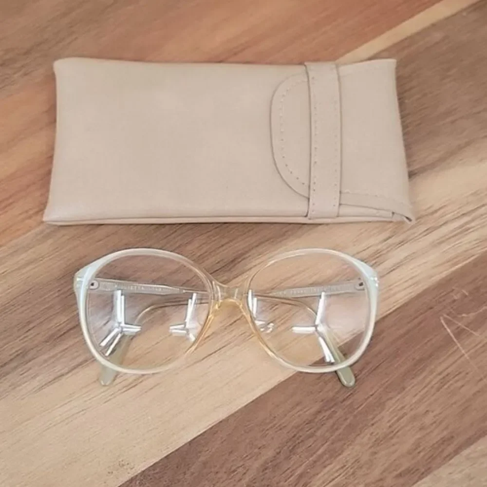 Vintage Italian Oversized Eyeglasses Frames Grandmacore Grannycore